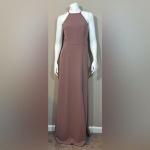 NWOT Vow’d Halter Top Pink Bridesmaid Dress